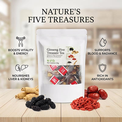 Ginseng Five Treasure Tea